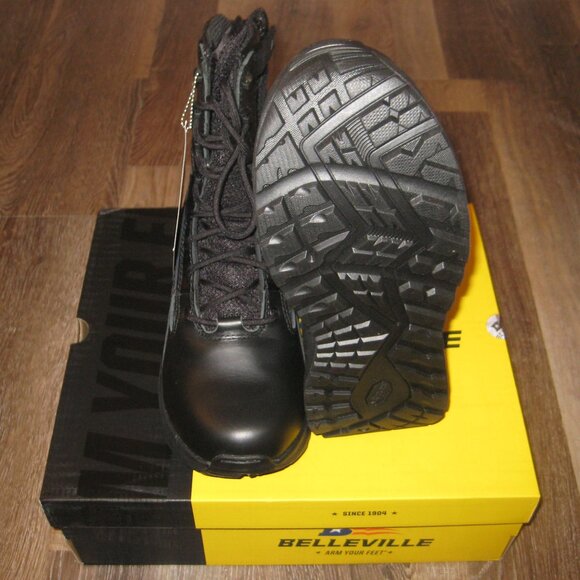 Belleville 8 inch Maximalist Tactical Boot Black Size 9 Wide - Picture 2 of 5